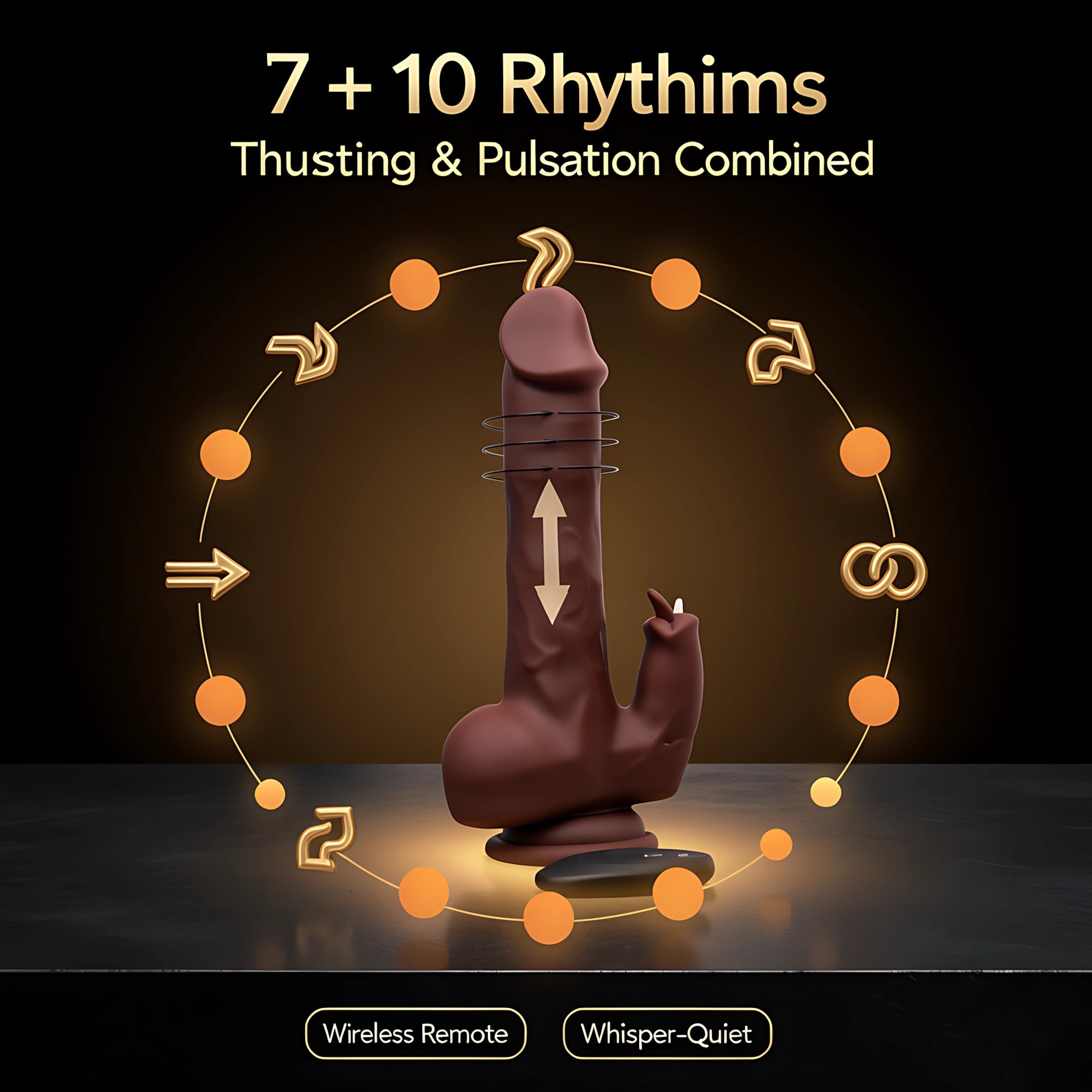 Heating Wand with Automatic Thrusting, Heat & Remote Control - Mairalea