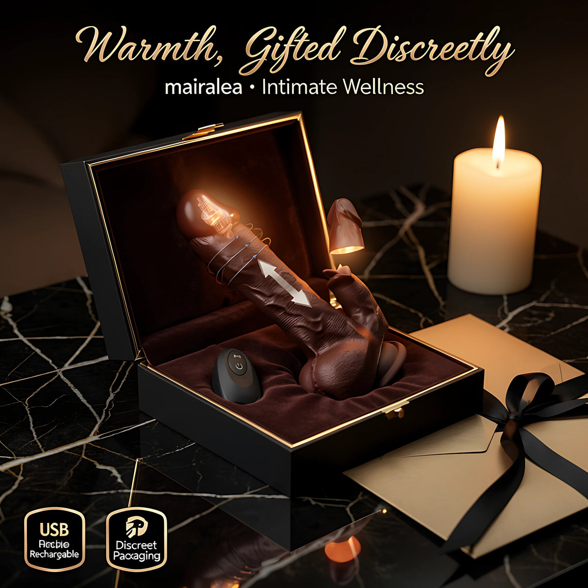 Heating Wand with Automatic Thrusting, Heat & Remote Control - Mairalea