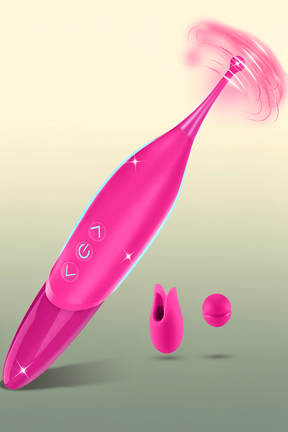 High-Frequency Clitoris G spot Vibrator, Women Couples Adult Sex Toys,Powerful Vibrating Female Sex Toy Clitoral Nipple Vagina Stimulator Vibrator Wand for Woman Her Pleasure,Dildo Vibrators Sex Games - Mairalea