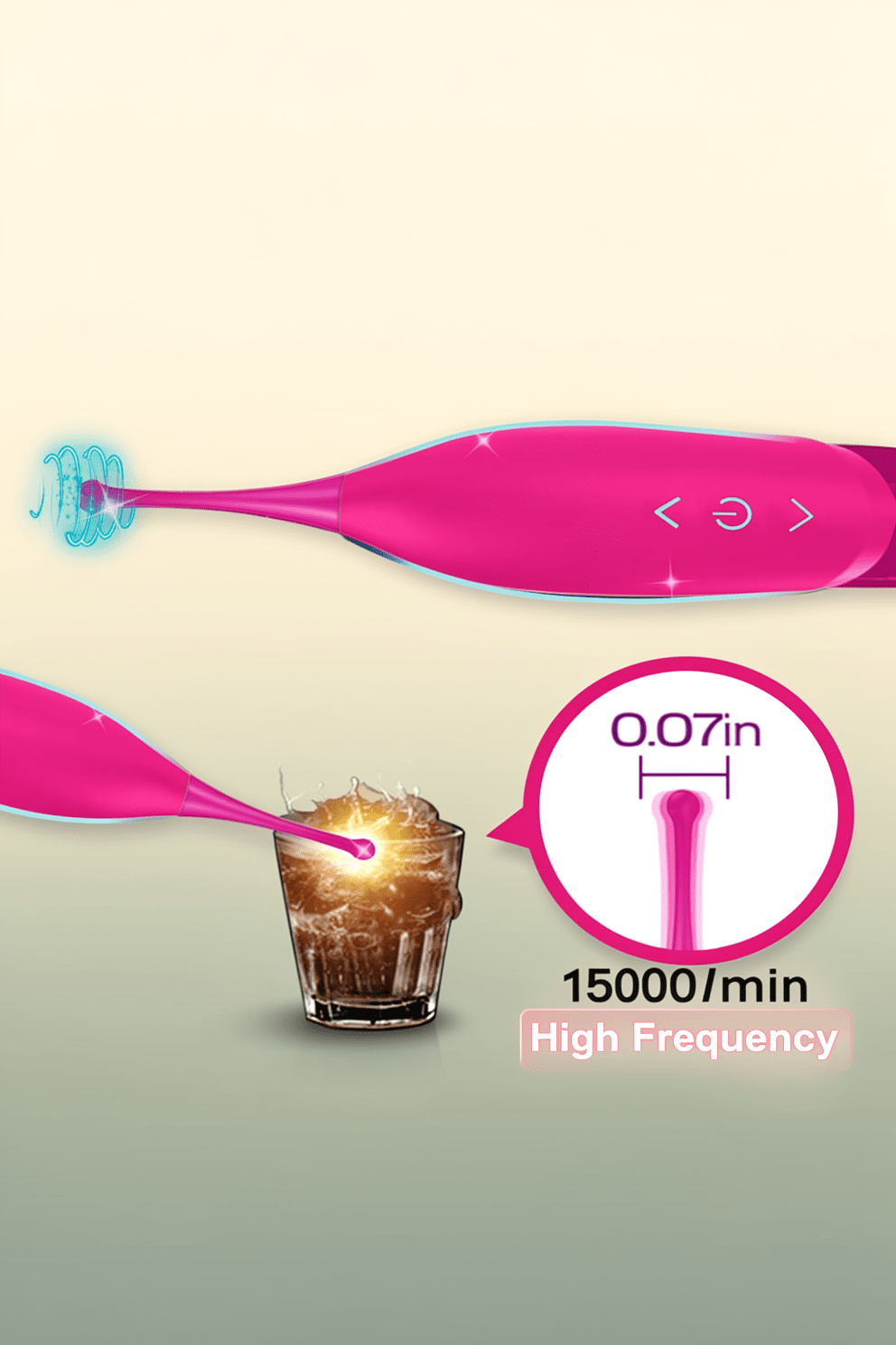 High-Frequency Clitoris G spot Vibrator, Women Couples Adult Sex Toys,Powerful Vibrating Female Sex Toy Clitoral Nipple Vagina Stimulator Vibrator Wand for Woman Her Pleasure,Dildo Vibrators Sex Games - Mairalea