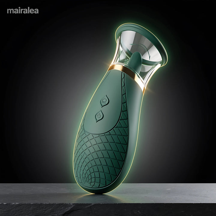 Jesbenna Clitoral Sucking Vibrator | Clit Sucker, 3 Suction 9 Modes Tongue Stimulator - Mairalea