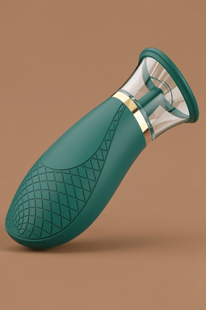 Jesbenna Clitoral Sucking Vibrator Sex Toys, 3 Sucking 9 Licking Modes Nipples Clit Sucker for Quick Orgasm, Tongue Vibrators Adult Toys for Women Couples, Green (S337) - Mairalea