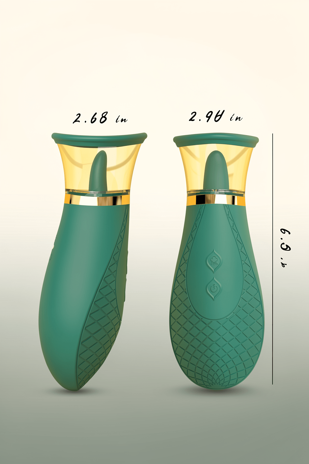 Jesbenna Clitoral Sucking Vibrator Sex Toys, 3 Sucking 9 Licking Modes Nipples Clit Sucker for Quick Orgasm, Tongue Vibrators Adult Toys for Women Couples, Green (S337) - Mairalea