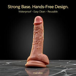 Kstert Realistic Dildo – 7.8 Inch Silicone G-Spot Dildo with Suction Cup Base - Mairalea