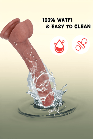 Kstert Realistic Dildo – 7.8" Liquid Silicone Toy with Strong Suction Cup, Lifelike Veiny Texture & Resilient Firmness, Hands-Free G Spot Focused Design for Women & Beginners - Mairalea