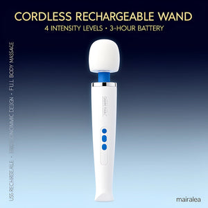 Magic Wand Massager – Powerful Rechargeable Wand Vibrator - Mairalea
