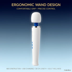 Magic Wand Massager – Powerful Rechargeable Wand Vibrator - Mairalea