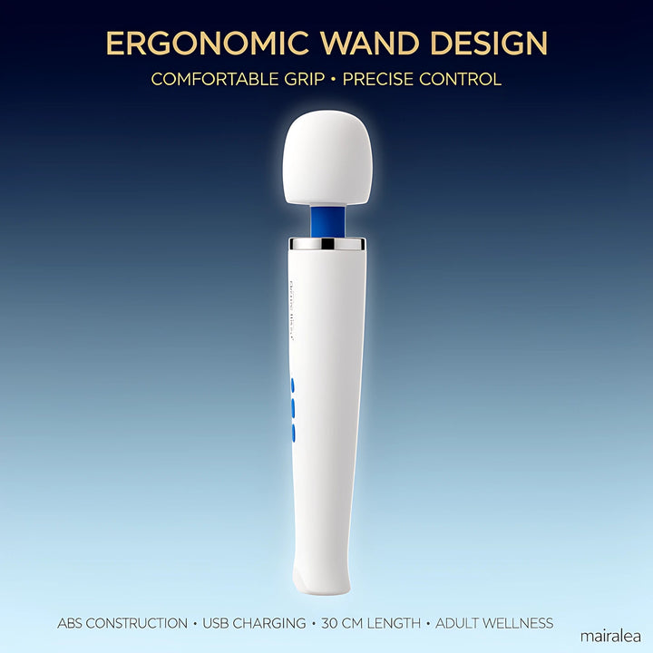 Magic Wand Massager – Powerful Rechargeable Wand Vibrator - Mairalea
