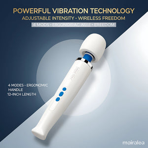 Magic Wand Massager – Powerful Rechargeable Wand Vibrator - Mairalea