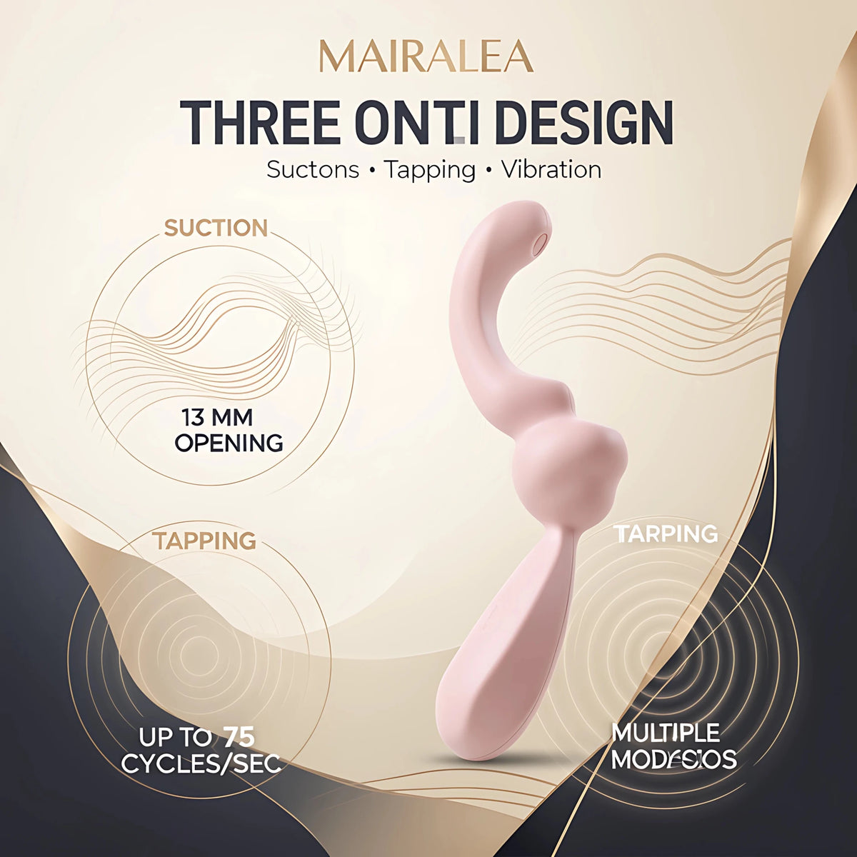 Mairalea 90° Flexible Rabbit Vibrator with Suction & App Control - Mairalea