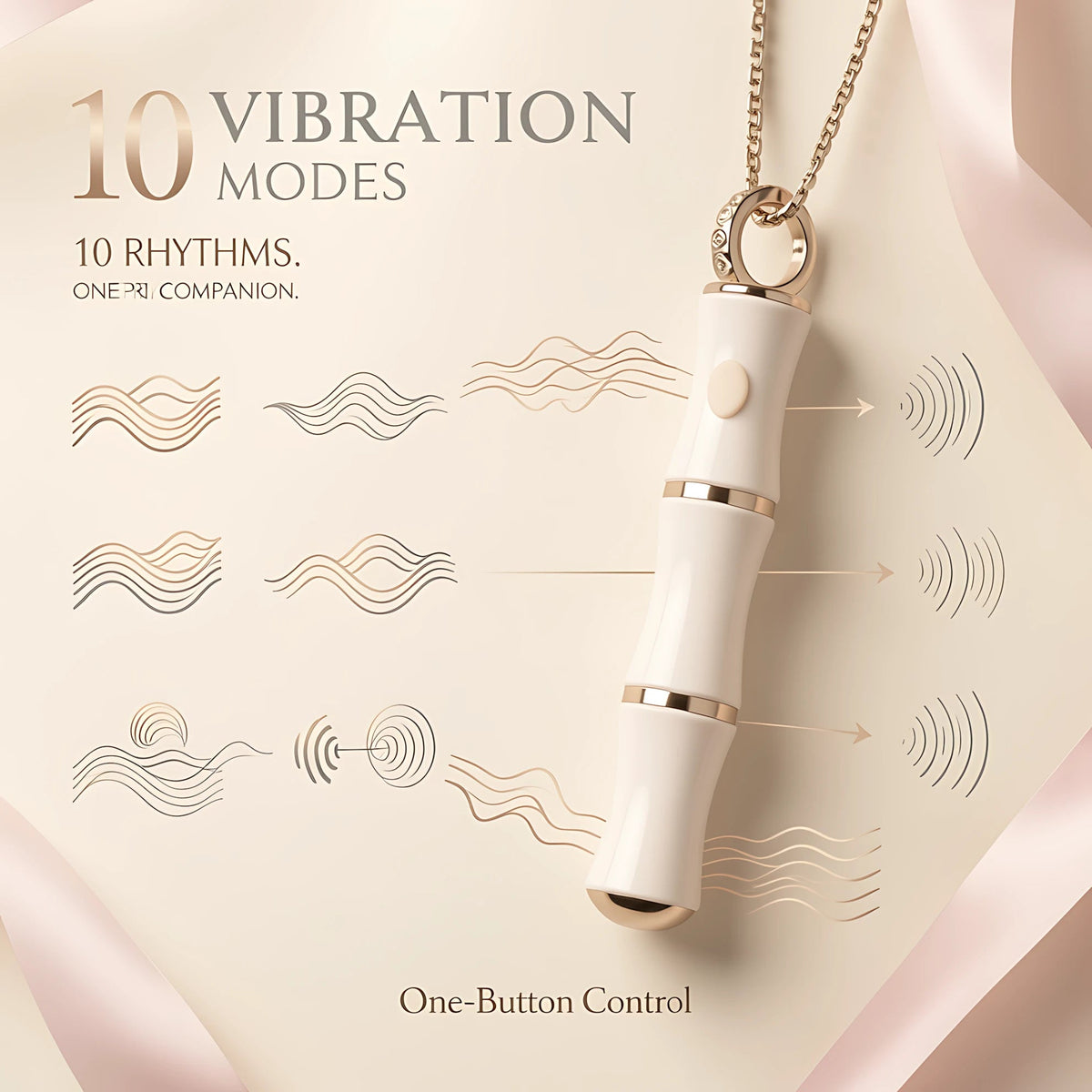 Mairalea Bamboo Élan Pendant Vibrator - Mairalea
