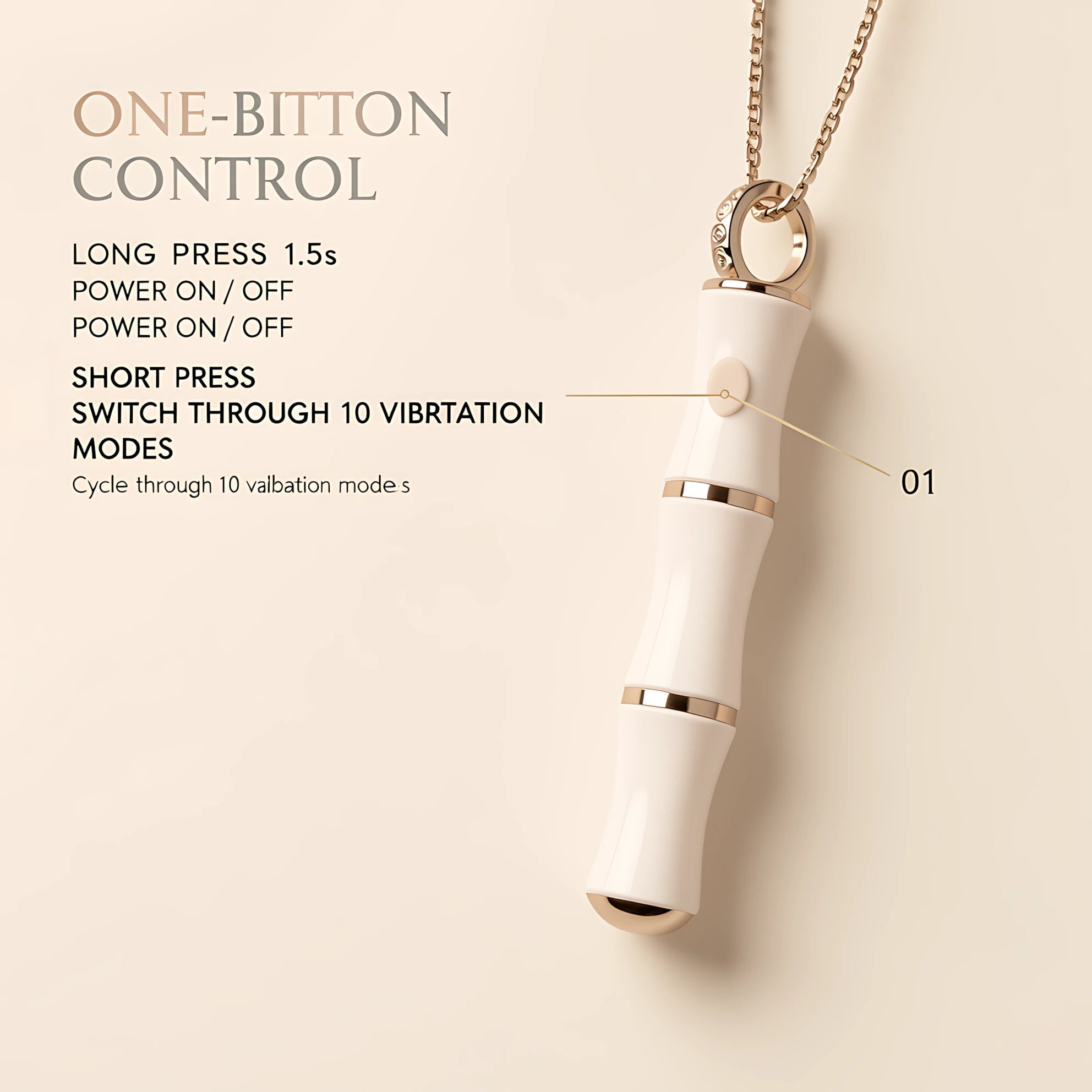Mairalea Bamboo Élan Pendant Vibrator - Mairalea