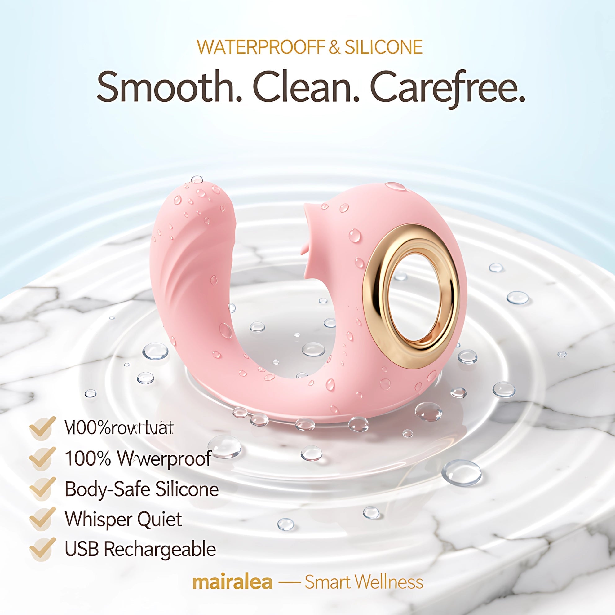 mairalea Suction Vibrator – 24 Modes Waterproof Women’s Toy - Mairalea