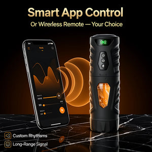 Male Masturbator Machine - Automatic Thrusting Rotating Hands-Free Sex Toy with Smart Control - Mairalea