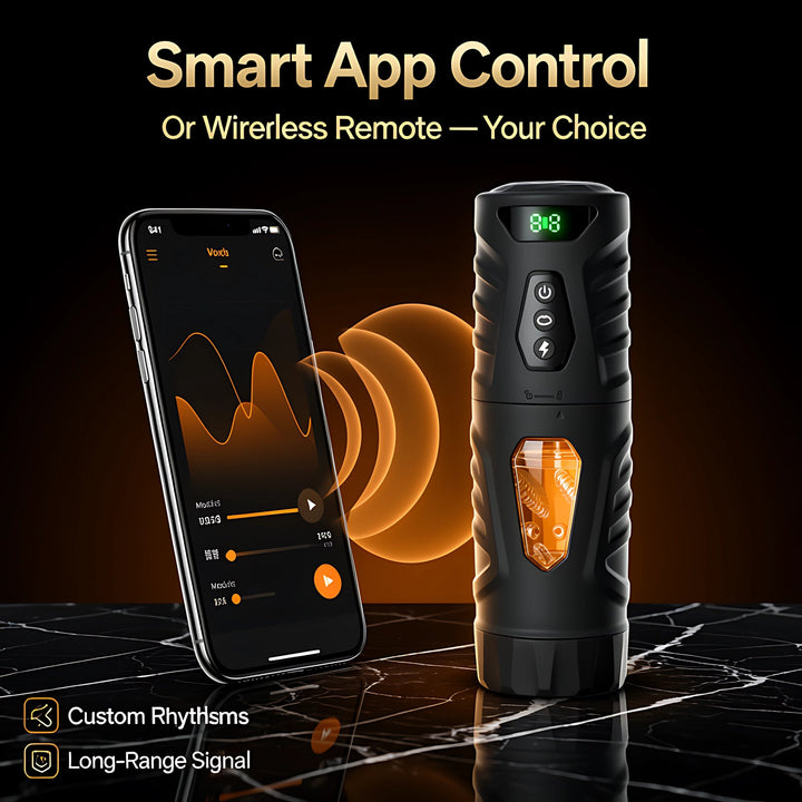 Male Masturbator Machine - Automatic Thrusting Rotating Hands-Free Sex Toy with Smart Control - Mairalea