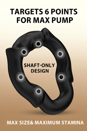 Open Tip Cock Ring Set for Men, 3 Size Silicone Penis Rings with 6-Point Pressure Support, No Blockage Design for Natural Ejaculation, Ergonomic Body-Fit Erection Support Ring, Couple Sex Toy - Mairalea