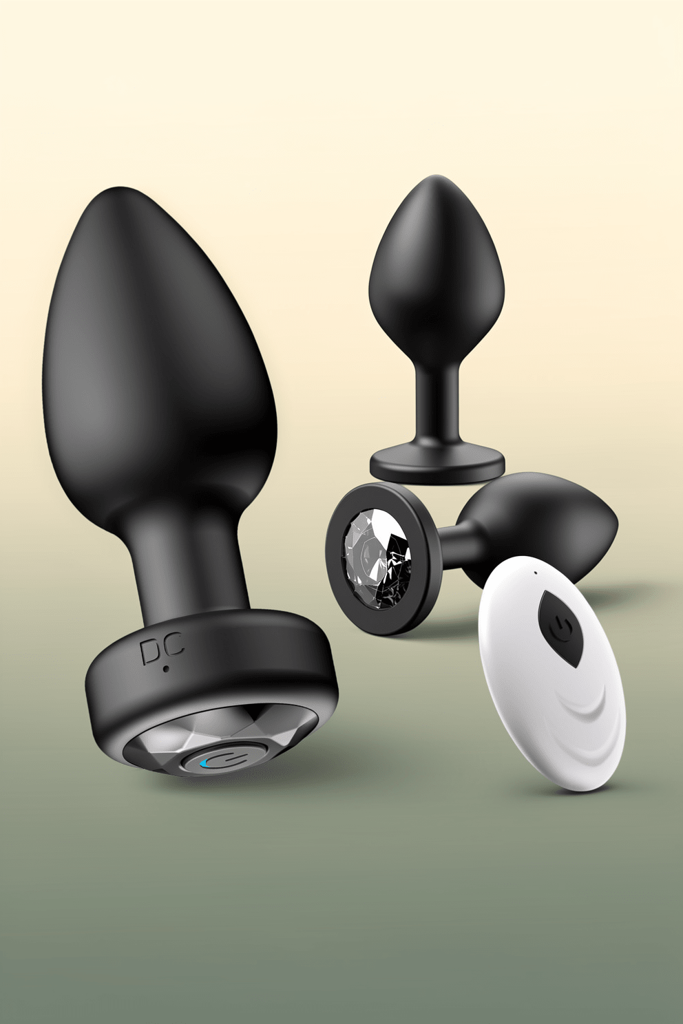 oreyurt Anal Plug Sex Toys Vibrator – Silicone Butt Plugs Training Kit with Remote Control, 10 Vibration Modes, Prostate Massager for Adults – Black - Mairalea