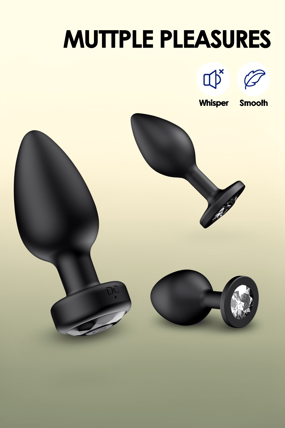 oreyurt Anal Plug Sex Toys Vibrator – Silicone Butt Plugs Training Kit with Remote Control, 10 Vibration Modes, Prostate Massager for Adults – Black - Mairalea