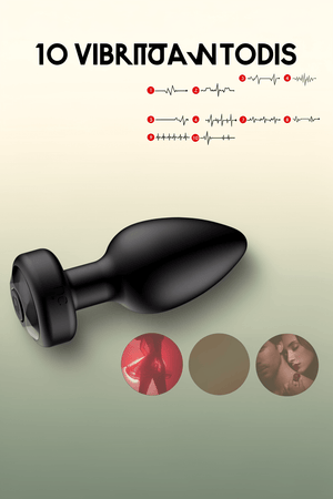 oreyurt Anal Plug Sex Toys Vibrator – Silicone Butt Plugs Training Kit with Remote Control, 10 Vibration Modes, Prostate Massager for Adults – Black - Mairalea