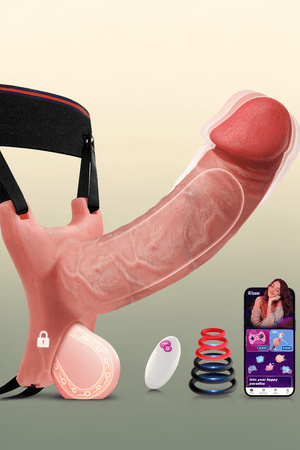 Penis Sleeve Cock Sleeve Vibrator - FYSHAVO 5IN1 Realistic Adult Male Sex Toys for Men Penis Extender Vibrating Cock Ring, Smart App & Remote Control, Elastic Penis Ring to Enlarge for Men Couples - Mairalea