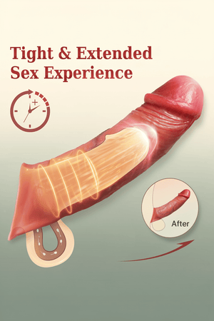Penis Sleeve Cock Sleeve Vibrator - FYSHAVO 5IN1 Realistic Adult Male Sex Toys for Men Penis Extender Vibrating Cock Ring, Smart App & Remote Control, Elastic Penis Ring to Enlarge for Men Couples - Mairalea