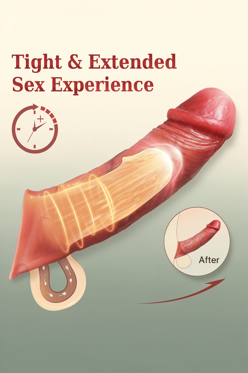 Penis Sleeve Cock Sleeve Vibrator - FYSHAVO 5IN1 Realistic Adult Male Sex Toys for Men Penis Extender Vibrating Cock Ring, Smart App & Remote Control, Elastic Penis Ring to Enlarge for Men Couples - Mairalea