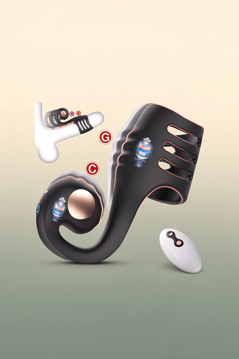 Penis Sleeve Cock Sleeve Vibrator - FYSHAVO 5IN1 Realistic Adult Male Sex Toys for Men Penis Extender Vibrating Cock Ring, Smart App & Remote Control, Elastic Penis Ring to Enlarge for Men Couples - Mairalea