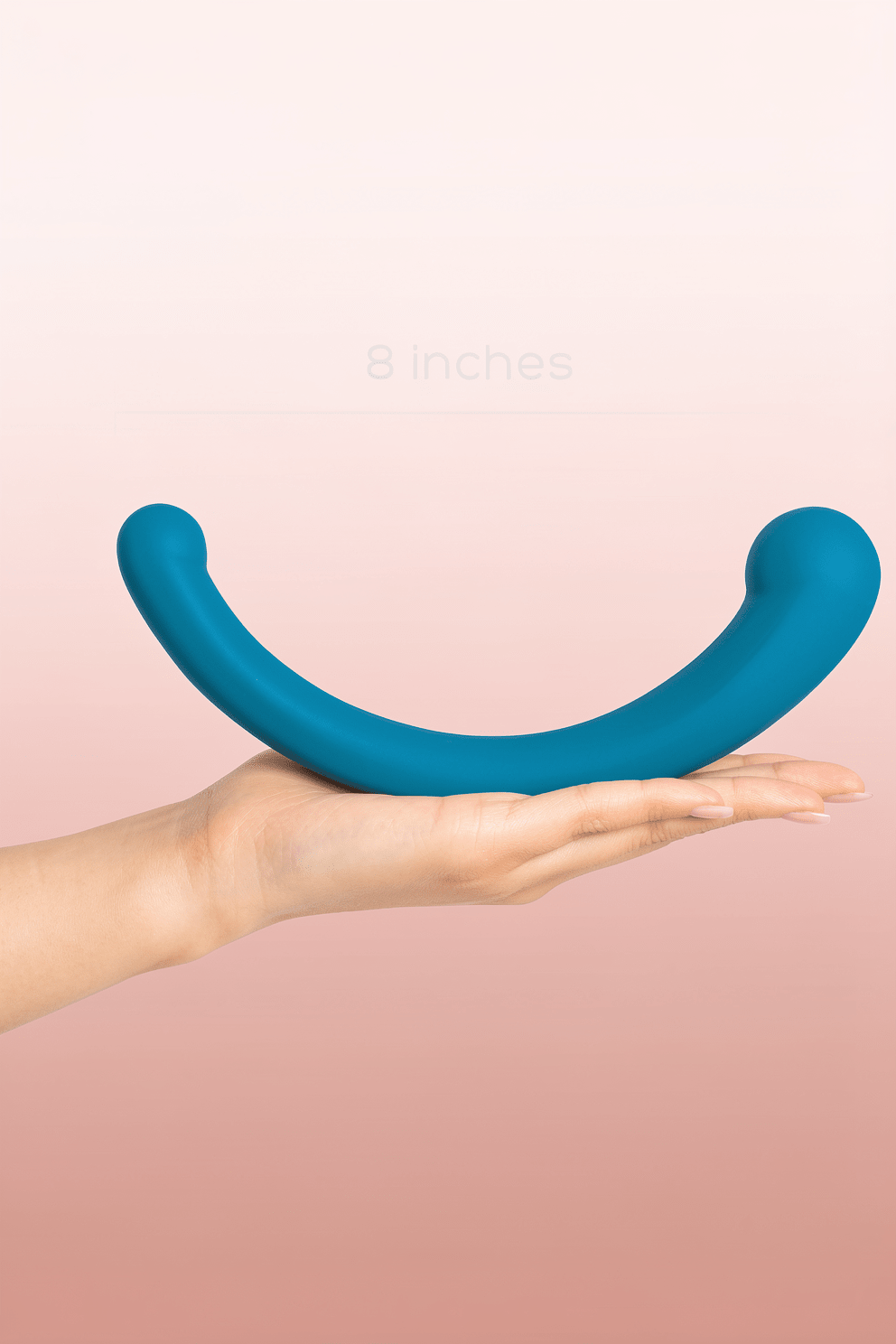 plusOne Dual Vibrating Arc Personal Massager, Made of Body-Safe Silicone, Waterproof, USB Rechargeable Vibrator for Women and Men, Teal - Mairalea