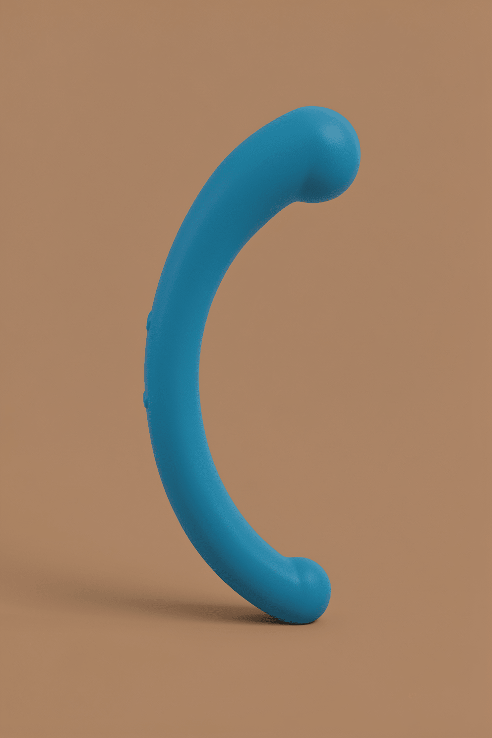 plusOne Dual Vibrating Arc Personal Massager, Made of Body-Safe Silicone, Waterproof, USB Rechargeable Vibrator for Women and Men, Teal - Mairalea