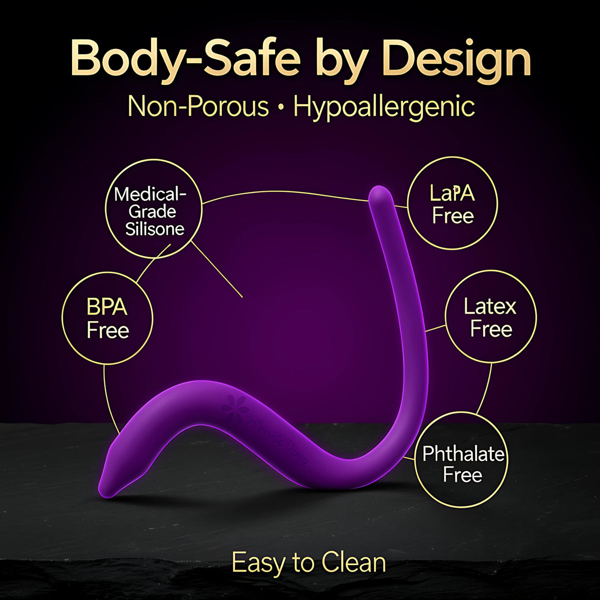 Prostate Massager – Ergonomic Silicone Pelvic Floor Wellness Massager - Mairalea
