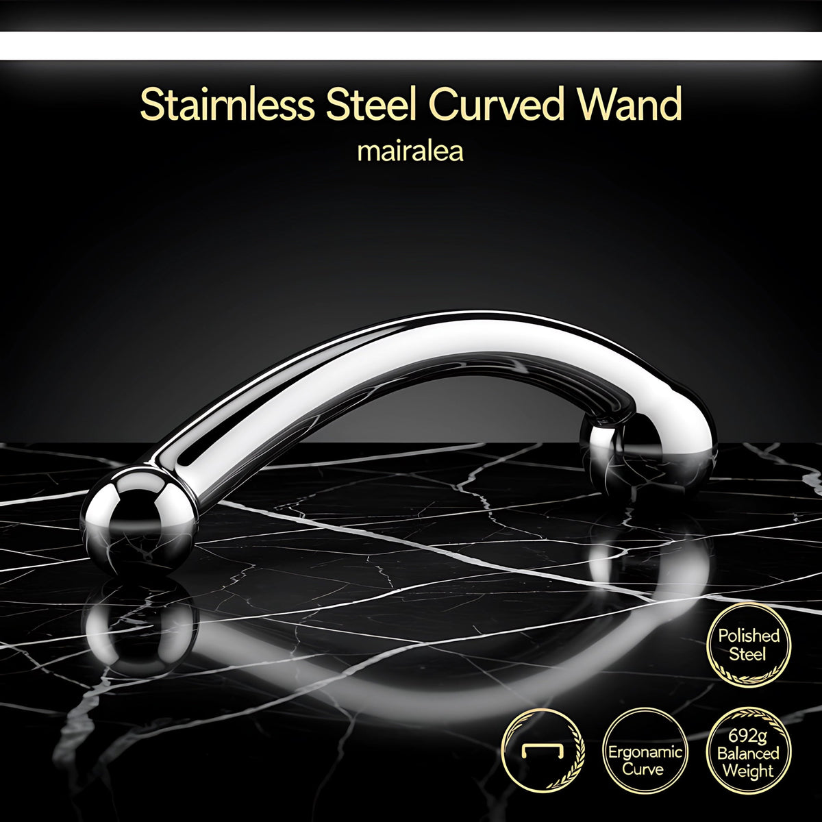 Prostate Massager – Stainless Steel Weighted Anal Massage Tool - Mairalea