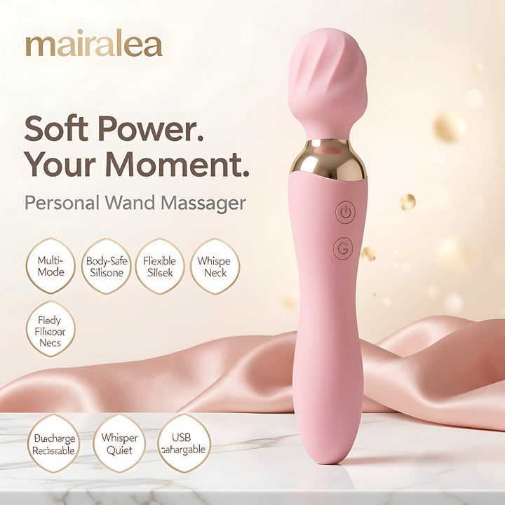 Prostate Vibrator 2-in-1 Dual-Head Bullet Massager - Mairalea