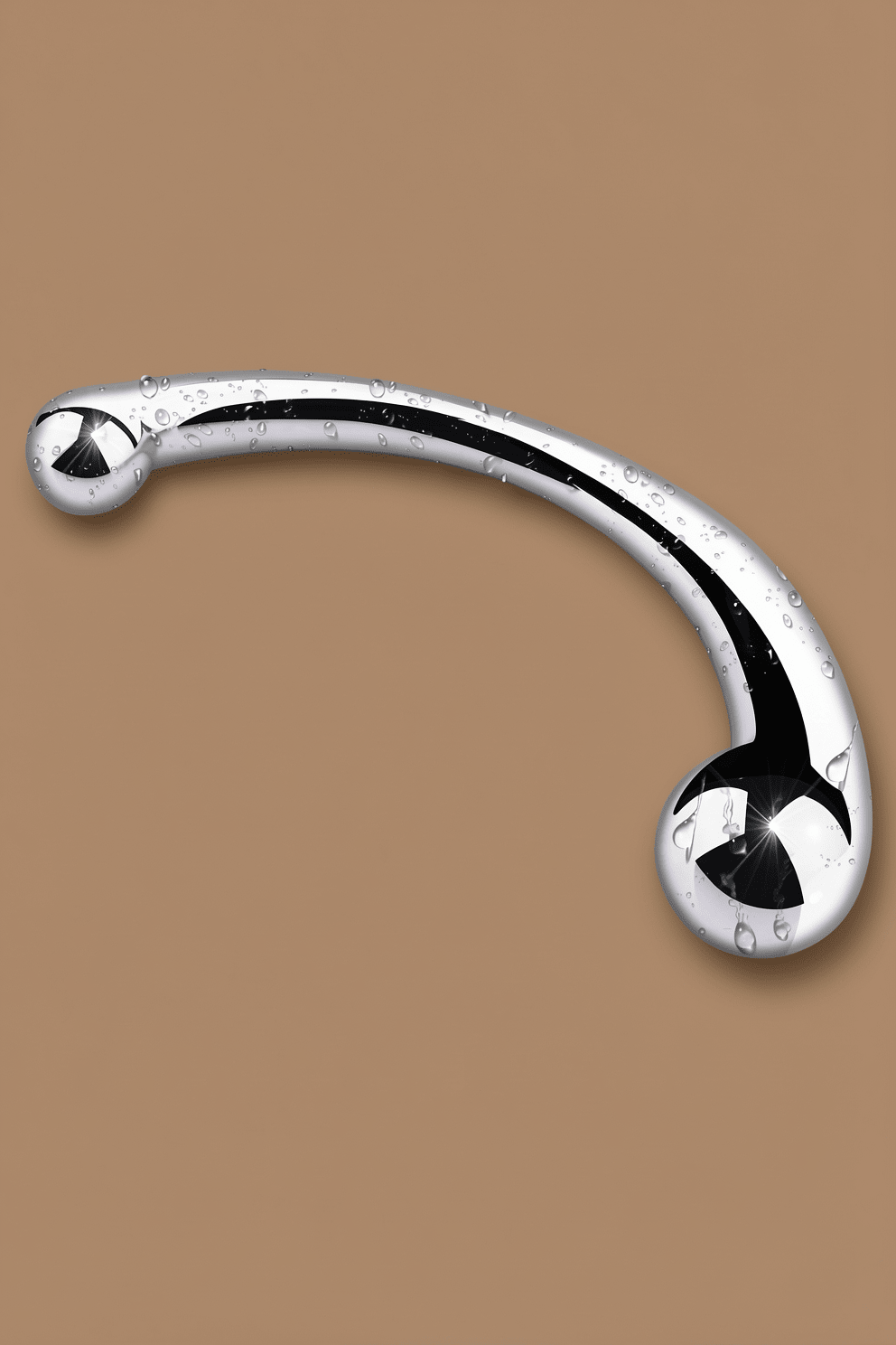 Pure G Spot Metal Wand Anal Prostate Massage Stick Polished Steel Massager Hard Dildo 692 G - Mairalea
