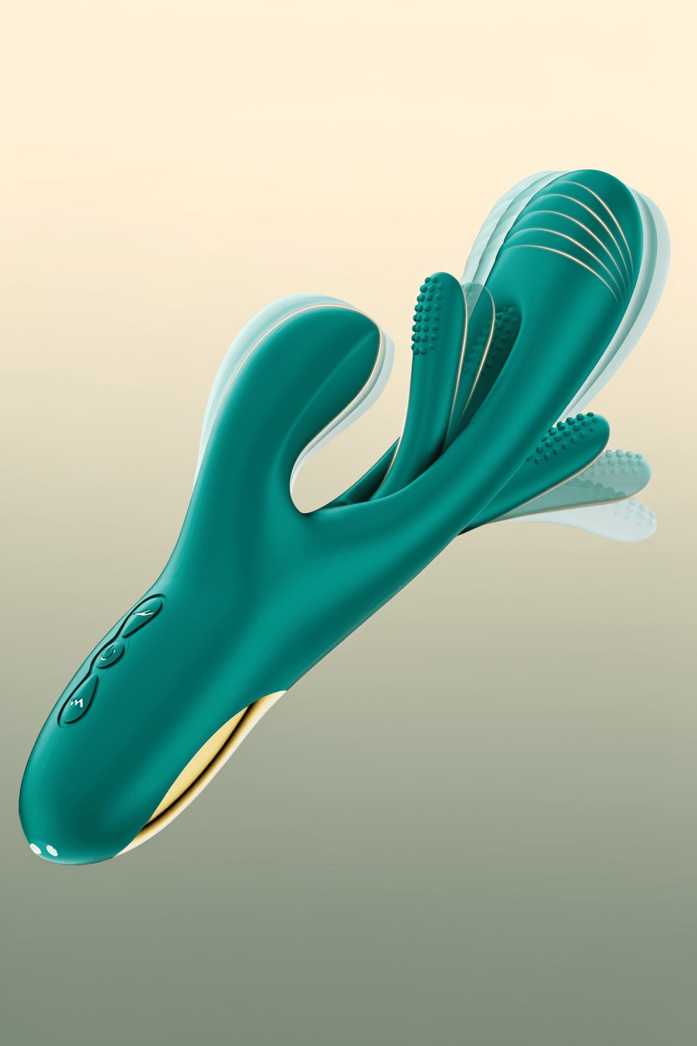 Rabbit Vibrator Dildo 3-in-1 | G-Spot & Clitoral Tongue Licking Stimulator - Mairalea