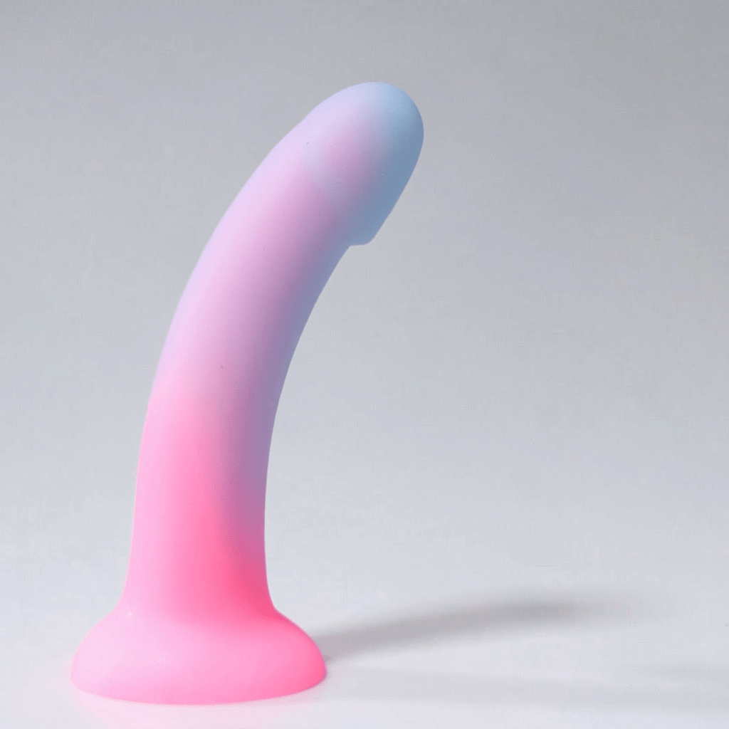 glow in the dark silicone dildo