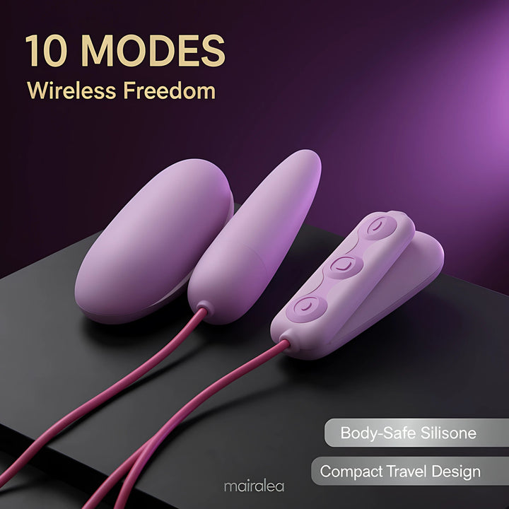 Remote Control Vibrator, Bullet & Egg Vibrator for Women, Mini Strong Clitoral Stimulator Toy - Mairalea