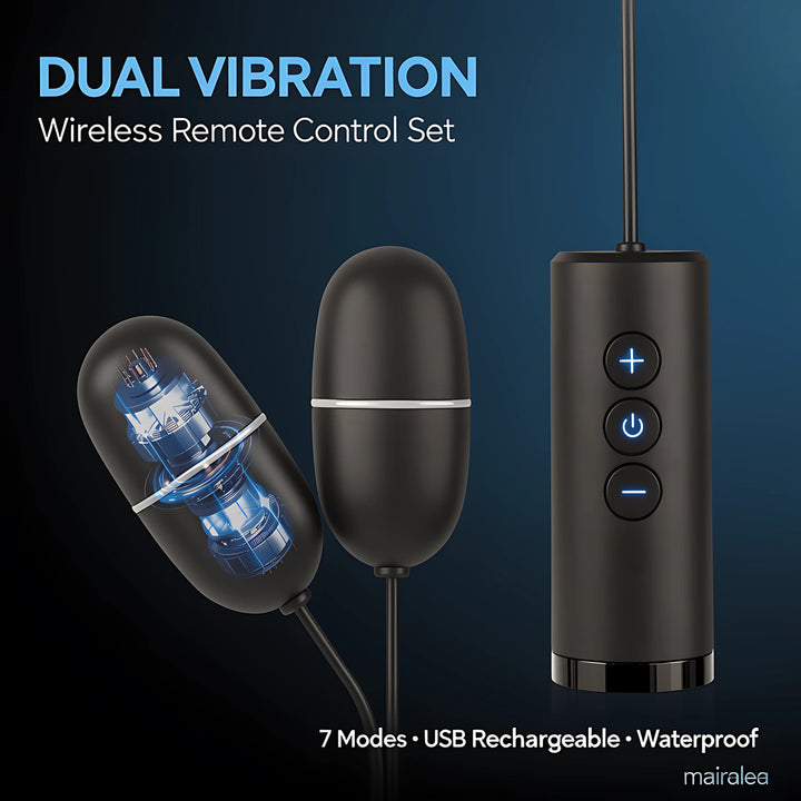 Remote Control Vibrator for Women | Wireless Clitoral & G Spot Massager, Multiple Modes - Mairalea