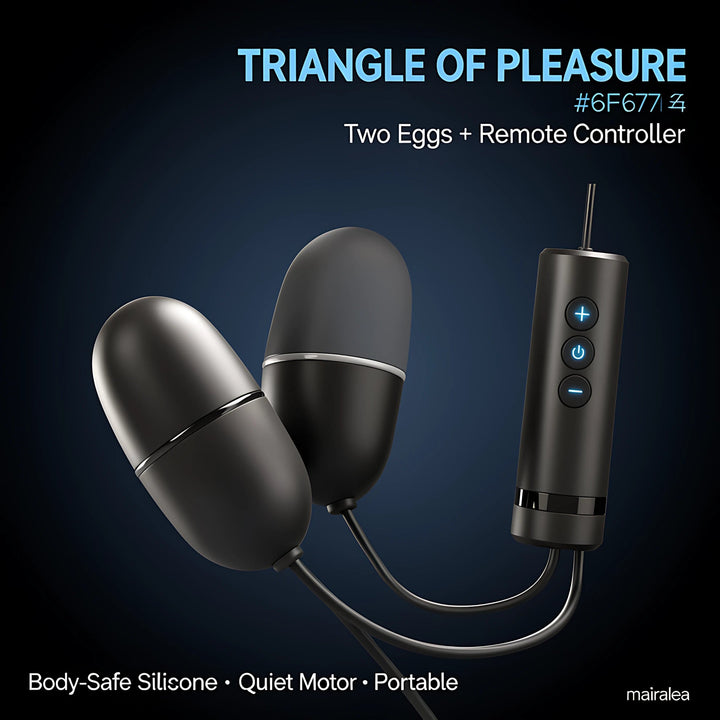 Remote Control Vibrator for Women | Wireless Clitoral & G Spot Massager, Multiple Modes - Mairalea