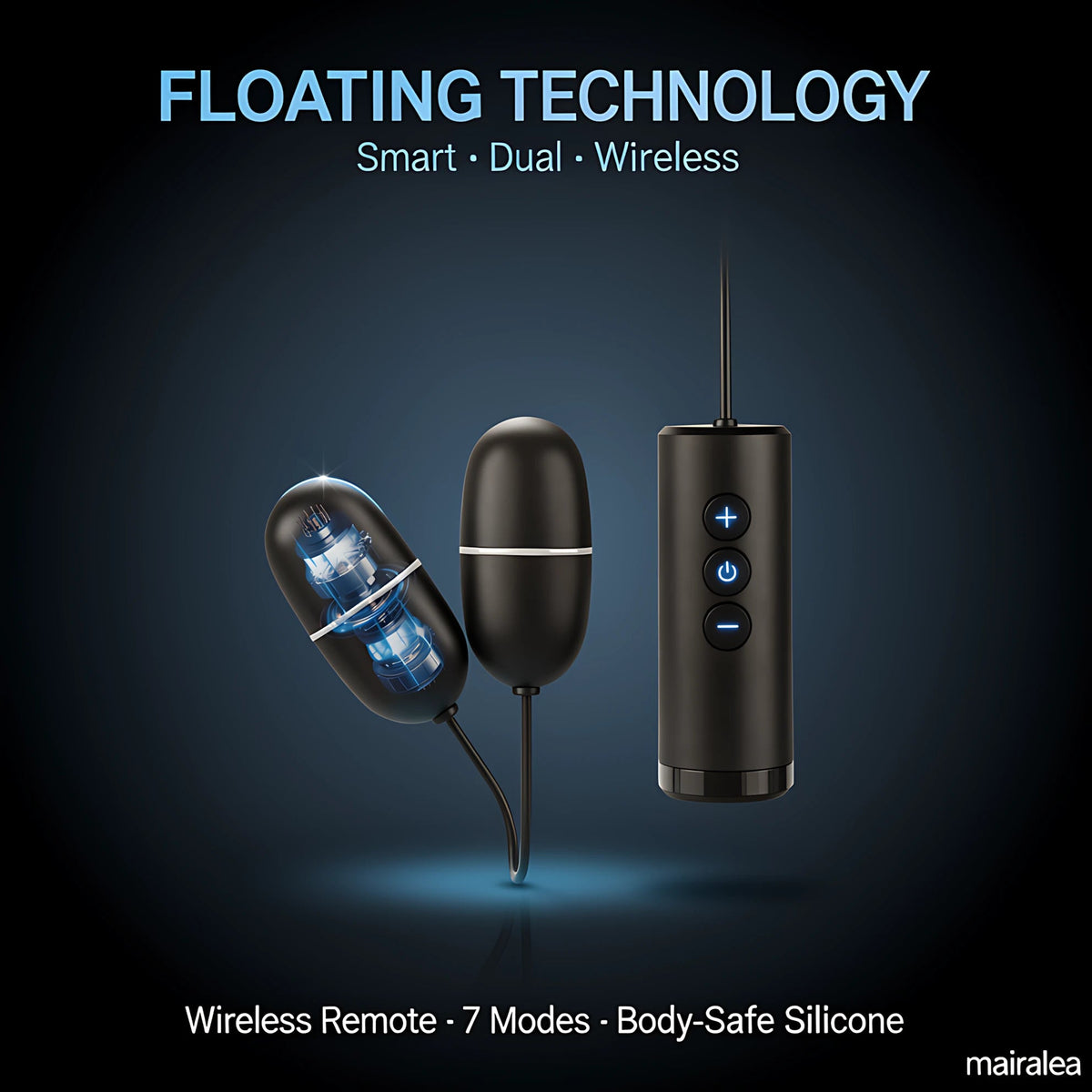 Remote Control Vibrator for Women | Wireless Clitoral & G Spot Massager, Multiple Modes - Mairalea