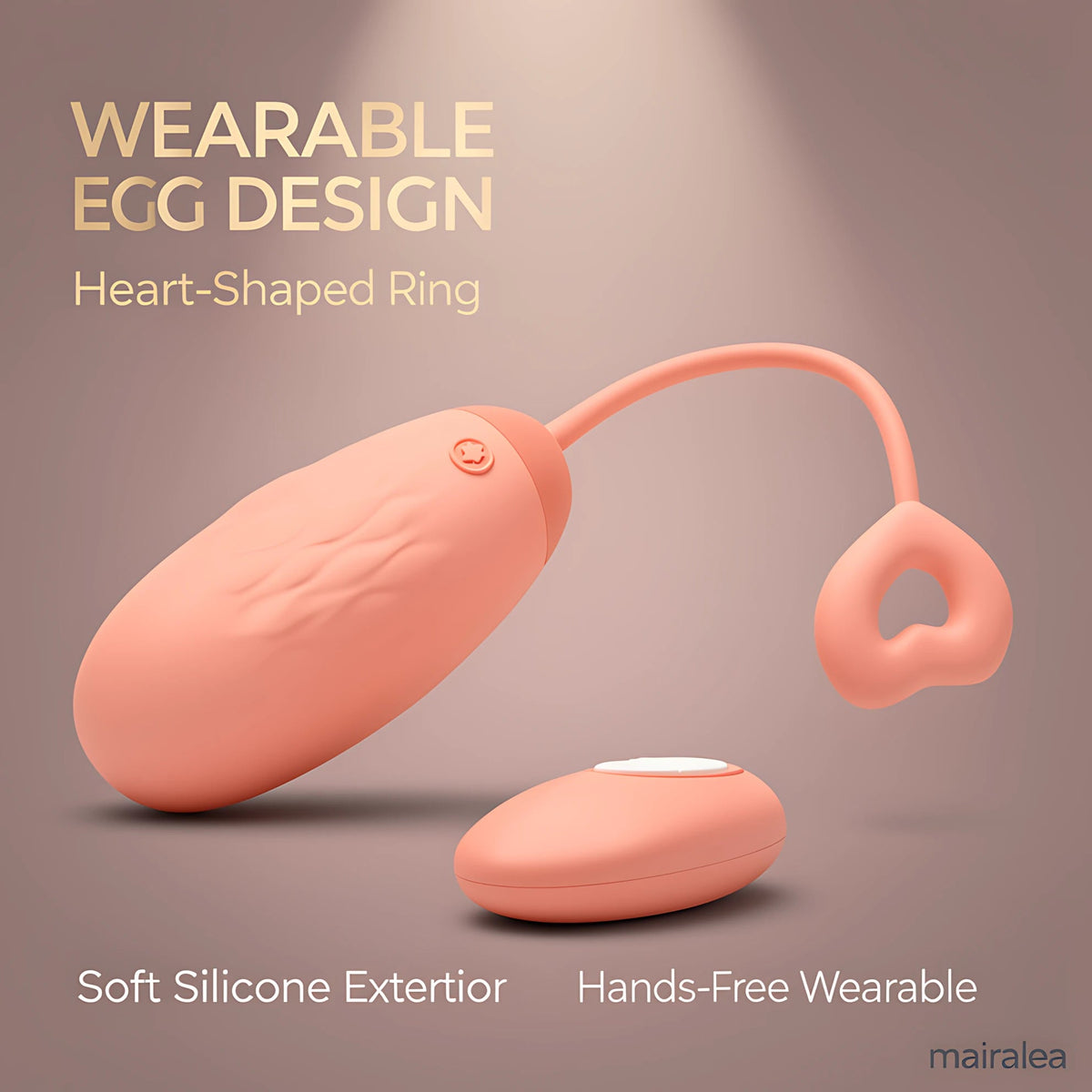 Remote Control Vibrator for Women, Wireless Clitoral & G Spot Stimulator with Multiple Modes - Mairalea