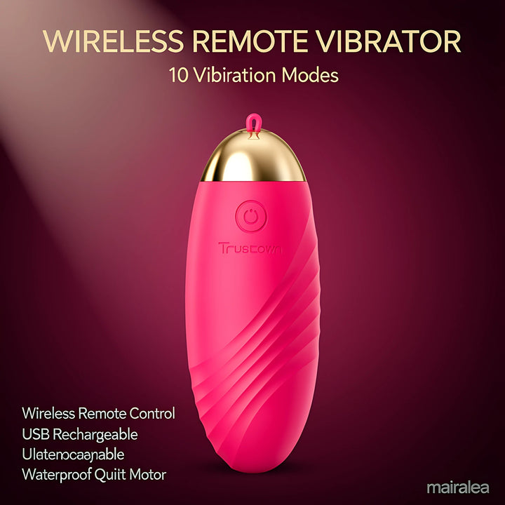 Remote Control Vibrator | Wireless Clitoral & G Spot Stimulator - Mairalea