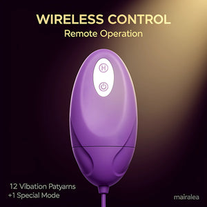 Remote Control Vibrator | Wireless Clitoral & G Spot Stimulator for Women, Waterproof Multi-Mode - Mairalea