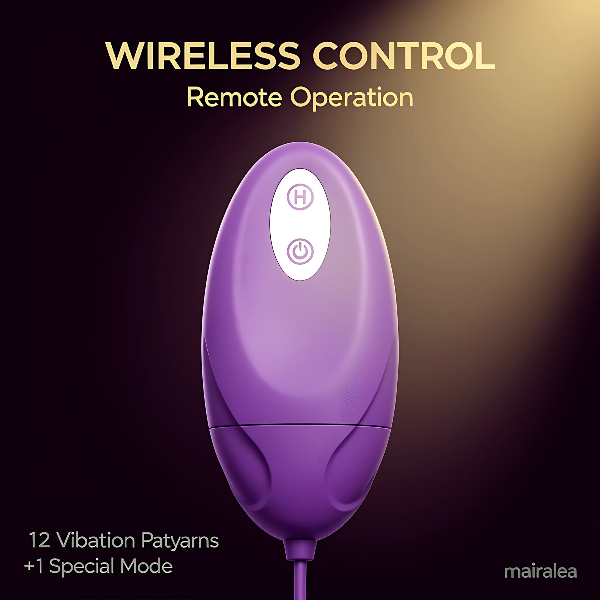 Remote Control Vibrator | Wireless Clitoral & G Spot Stimulator for Women, Waterproof Multi-Mode - Mairalea