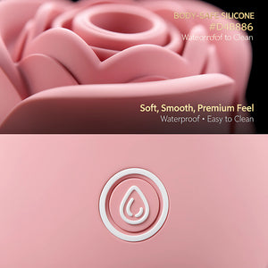 Rose Sex Toy | APP Control Clitoral & Nipple Vibrator, 9 Modes Waterproof Stimulator - Mairalea
