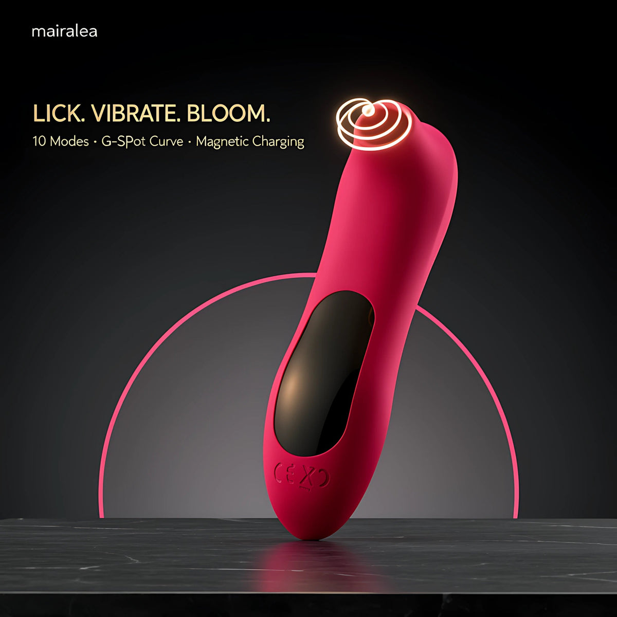 Rose Sex Toy | Clitoral Suction & G Spot Vibrator for Women & Couples - Mairalea