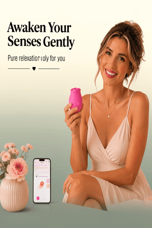 Rose Sex Toy Vibrator for Women, APP Control Rose Adult Toys with 9 Sucking & Vibrating Modes, Waterproof Sex Toys Sucker, Clit Nipple Stimulator for Couples & Solo Nipple Clamps - Mairalea