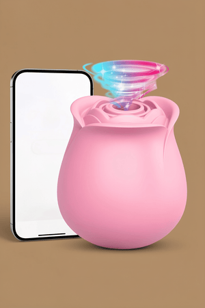 Rose Sex Toy Vibrator for Women, APP Control Rose Adult Toys with 9 Sucking & Vibrating Modes, Waterproof Sex Toys Sucker, Clit Nipple Stimulator for Couples & Solo Nipple Clamps - Mairalea