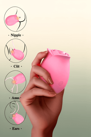 Rose Sex Toy Vibrator for Women, APP Control Rose Adult Toys with 9 Sucking & Vibrating Modes, Waterproof Sex Toys Sucker, Clit Nipple Stimulator for Couples & Solo Nipple Clamps - Mairalea