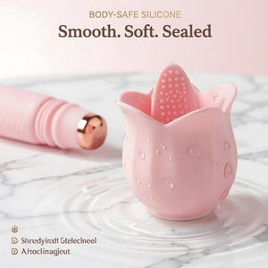 Rose Vibrator | Dual Head Sucking G-Spot & Clitoral Stimulator for Women - Mairalea