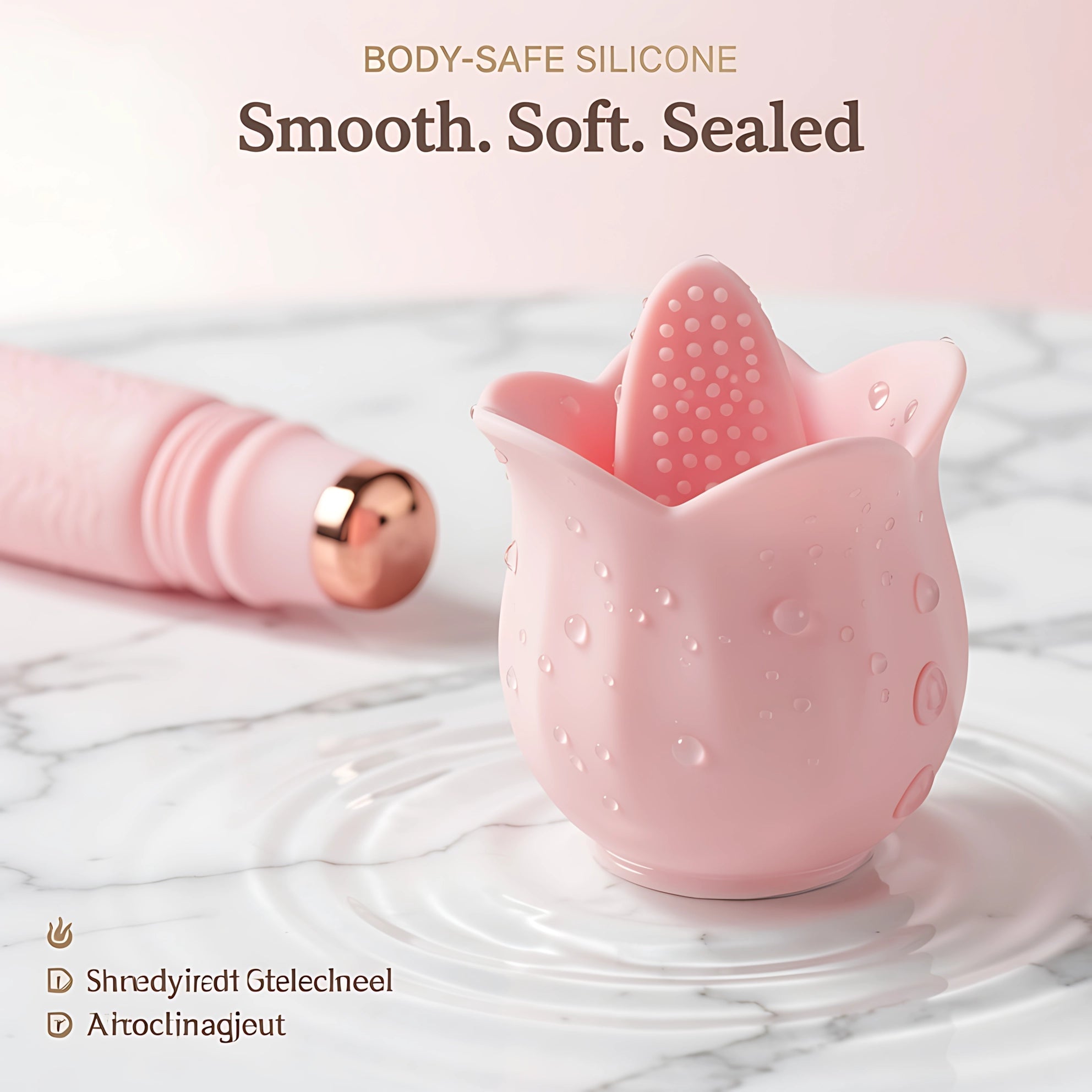 Rose Vibrator | Dual Head Sucking G-Spot & Clitoral Stimulator for Women - Mairalea